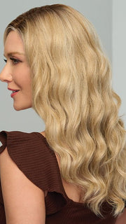 The monofilament part creates the appearance of natural hair growth from the scalp