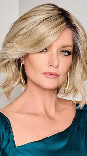 RL19/23SS SHADED BISCUIT | Light Ash Blonde Evenly Blended with Cool Platinum Blonde with Dark Roots