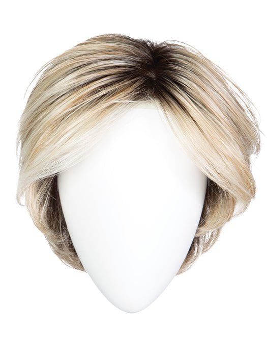 MONOLOGUE by Raquel Welch in RL19/23SS SHADED BISCUIT | Light Ash Blonde Evenly Blended with Cool Platinum Blonde with Dark Roots