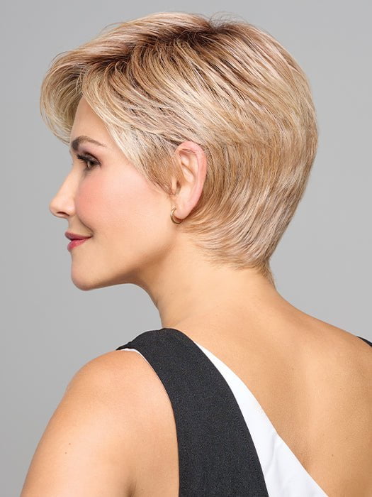 MONOLOGUE by Raquel Welch in RL14/22SS SHADED WHEAT | Dark Blonde Evenly Blended with Platinum Blonde with Dark Roots