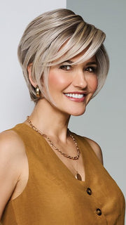 POSH PREMIERE by Raquel Welch in RL17/23SS ICED LATTE MACCHIATO | Honey Blonde shaded with Cool Blonde with Dark Roots