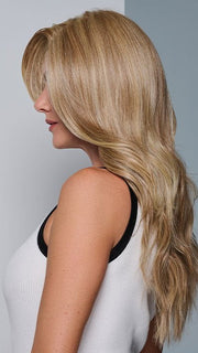 RUNWAY REHEARSAL by RAQUEL WELCH in color RL14/22 PALE GOLDEN WHEAT | Dark Blonde Evenly Blended with Platinum Blonde