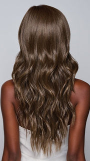 RUNWAY REHEARSAL by RAQUEL WELCH in color RL8/12SS ICED MOCHA | Medium Brown shaded with Dark Blonde
