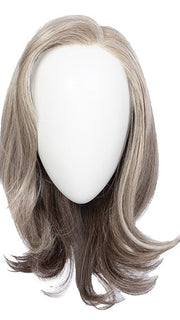 SHOWRUNNER by Raquel Welch in RL119 SILVER AND SMOKE | Light Brown with 80% Gray in Front Gradually into 50% Gray Towards the Nape