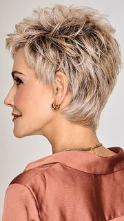 RL19/23SS SHADED BISCUIT | Light Ash Blonde Evenly Blended with Cool Platinum Blonde with Dark Roots