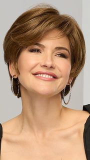 The perfect short hair topper to add coverage and volume to thinning hair