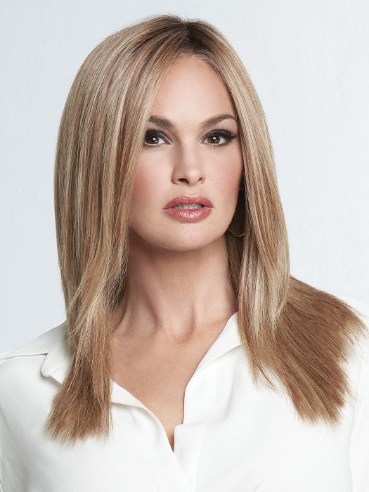 WELL PLAYED by Raquel Welch in RL14/22SS SHADED WHEAT | Dark Blonde Evenly Blended with Platinum Blonde with Dark Roots PPC MAIN IMAGE