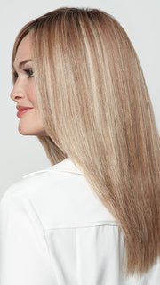 RL14/22SS SHADED WHEAT | Dark Blonde Evenly Blended with Platinum Blonde with Dark Roots