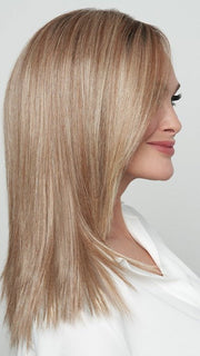 A shake-and-go straight wig
