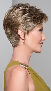 The  Sheer Indulgence lace front creates a natural-looking hairline