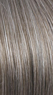 SANDY SILVER | Medium Brown transitionally blending to Silver with Silver bangs
