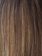 ALMOND SPICE R | Rooted Dark Brown with Medium Brown Base with Honey and Platinum Blonde Highlights