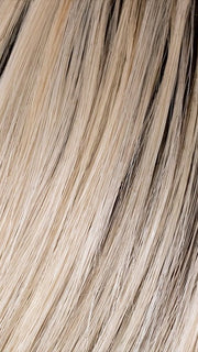 613/1001/R18 | Vanilla Blonde Platinum White Blend Rooted Ash Brown