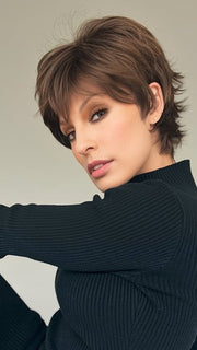 Roxie wearing ROYAL TEASE by GABOR in GL 4-8 DARK CHOCOLATE | Rich Dark Brown