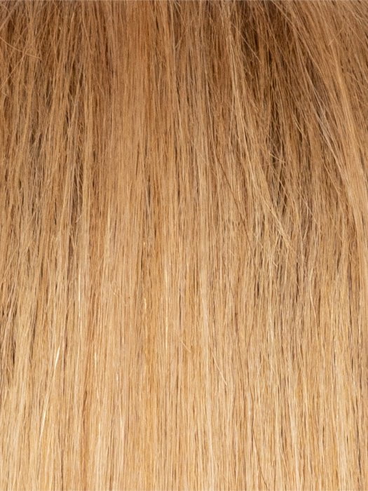 SANDY-BLOND-R | Dark Blonde Root with shades of Cream, Honey, Ash and Toffee throughout