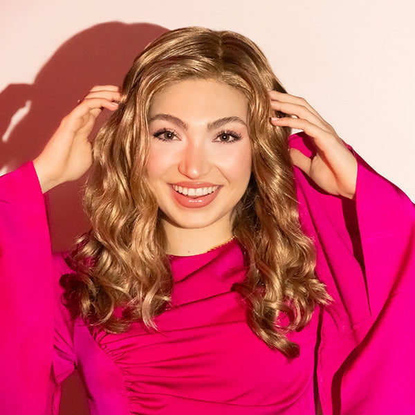 Shenna by Envy wig in shade 33/32 Dark Red color