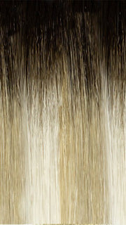 SATIN-BLOND-R | Medium Brown Roots with a Dark Gold and Light Gold Blend