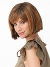 SCARLETT by ENVY in color SAFFRON SPICE | A blend of Light Coppers and Warm Auburns with Darker Brown Roots