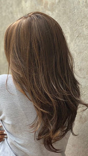 RL6/8 DARK CHOCOLATE | Medium Brown Evenly Blended with Warm Medium Brown