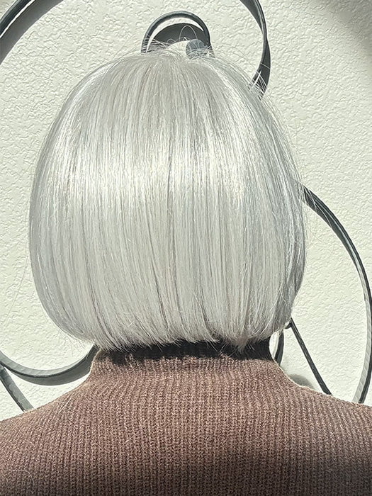 Mel B. @mels.be.ageless wearing SHELBY by JON RENAU in color 60 WINTER SUN | Pure White