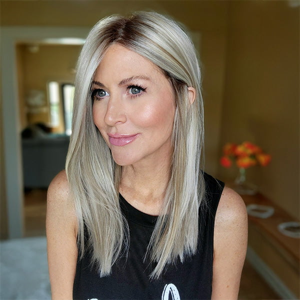 Featured Here: Sleek by Ellen Wille in Pearl Blonde Rooted