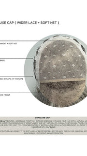 Cap Construction | Wide Lace Front | Soft Net Monofilament Top | Wefted