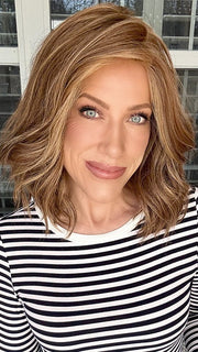 Kristyna Moore @kristynamoore wearing SOMERS by ESTETICA in shade R30/28/26 | Medium Auburn/Light Auburn/Golden Blonde Blend 