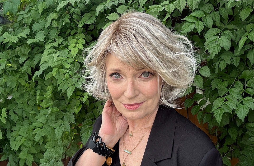 Featured Here: Sound by Ellen Wille in color Metallic Blonde Rooted