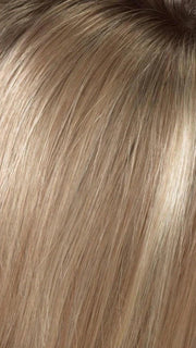 SPARKLING CHAMPAGNE | Medium Brown roots with overall Strawberry Blonde base and soft Golden Blonde highlights