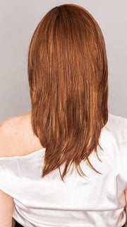 R3025S+ GLAZED CINNAMON | Medium Auburn with Ginger Blonde Highlights on Top