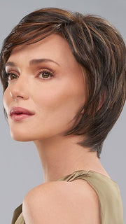 FS4/33/30A MIDNIGHT COCOA | Dark Brown, Medium Red, Medium Natural Red Blonde/Brown Blend with Medium Natural Red Blonde/Brown Blend Bold Highlights
