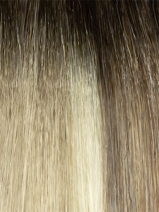 SUNLIGHT-BLONDE-R | Medium Blonde Blend Base Highlighted with Gold and Medium Red Brown Roots