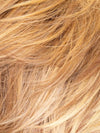 EL12/22/R8 | Light Golden Brown Evenly Blended with Platinum Blonde Highlights with Medium Brown Roots