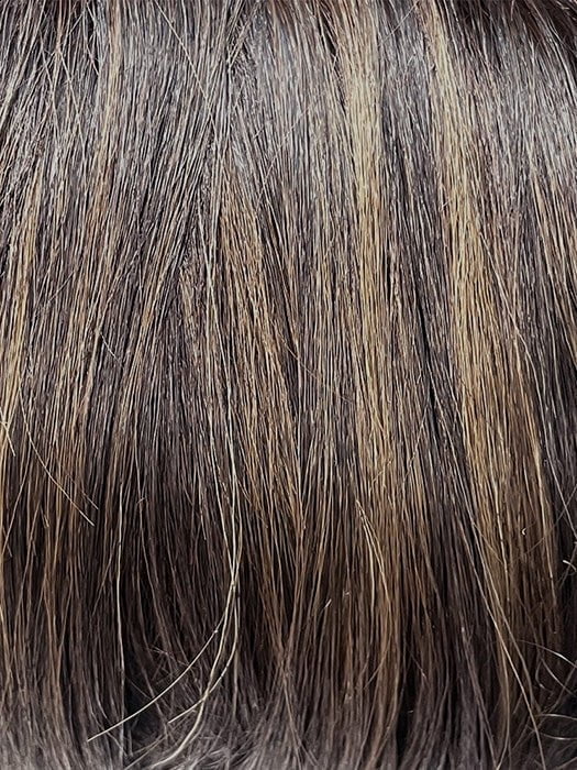 TRIPLE CHOCOLATE R | A subtle Cappuccino root Color and a blend of Medium Ash Brown mixed with a slight warmth of Rich Chocolate