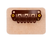 BROWN TAPE N' GO | PRESSURE SENISTIVE CLIPS (comes with 12 clips)