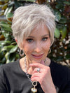 Eileen @crazywiglady is wearing TESS by JON RENAU in shade MIST 39/51/60 | Multi-Tonal Ash Blonde with Beige Lowlights