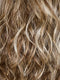 TRES CHOCOLATE R | Carefully placed White, Medium, and Dark Chocolate tones completed with a Dark Brown Root.