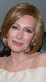 STRAIGHT UP WITH A TWIST by Raquel Welch in RL12/16 HONEY TOAST | Light Brown Evenly Blended with Dark Natural Blonde
