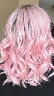 Brea Davis @getwiggywithbrea wearing HOW PINK IT IS by HAIRDO in PINK