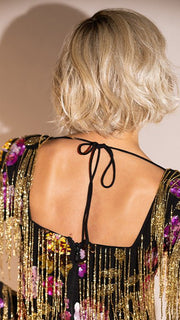 GF19-23SS BISCUIT | Light Ash Blonde Evenly Blended with Cool Platinum Blonde with Dark Roots