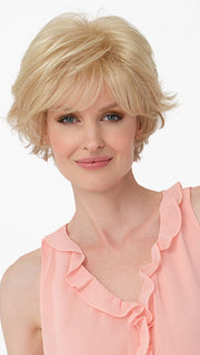 VICTORIA by ENVY in color MEDIUM BLONDE | Soft Golden Blonde with Champagne Blonde highlights