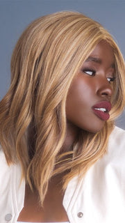 CINDER-TOFFEE | Blonde blended with Toffee, Burnt Toffee, Fudge Blonde, Milk Chocolate, and Deep Golden Blonde Tones