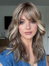 Sandy @i_be_wiggin wearing WESTWOOD by BELLE TRESS in color BROWN SUGAR COOKIE R