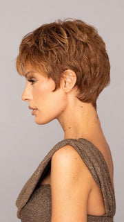 R3025S+ GLAZED CINNAMON | Medium Auburn with Ginger Blonde Highlights on Top