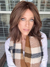 Kristyna Moore @kristynamoore wearing ZARA by RENE OF PARIS in color AUBURN-SUGAR-R | Rooted Dark Auburn with Medium Auburn Base with Dark Strawberry Blonde Highlights