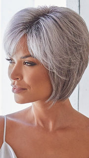 ZEAL by Noriko in LILAC-SILVER-R | Dark Root with a Light to Medium Grey Base and a hint of a soft lilac