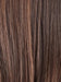 CHOCOLATE MULTI SHADED | 33.27.6 Dark Auburn and Dark Strawberry Blonde with Dark Brown Blend with Shaded Roots
