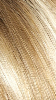 CREAMY TOFFEE R | Rooted Dark Blonde  Evenly Blended with Light Platinum Blonde and Light Honey Blonde