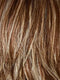 SNOWY-UMBER-R | Medium Ginger Brown base with White Blond highlights