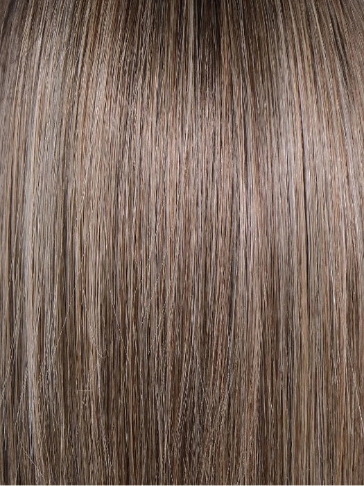 CINDER HEAT | Reddish brown base blended with smoked copper with soft amber highlights and chestnut brown roots. 
